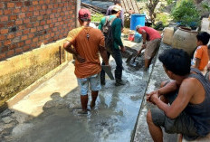 Warga Gotong Royong Bangun Jalan Setapak Di Desa Jagabaya Lahat, Ini Progresnya