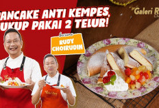 Sarapan Anti Ribet! Pancake Tebal 2 Telur ala Rudy Choirudin, Si Kecil Pasti Lahap! 