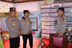 Amankan Lokasi Wisata, Kapolres Lahat Cek Persiapan Pos Pam Sindang Panjang, Ini Pesannya