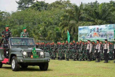 Puncak Hari Juang Infanteri, Pangdam II/Sriwijaya Ikuti Gerak Jalan Peleton Beranting YWPJ