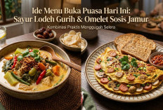 Ide Menu Buka Puasa Hari Ini: Sayur Lodeh Gurih dan Omelet Sosis Jamur, Kombinasi Praktis Menggugah Selera
