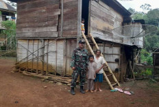 Kediaman Zumrul Aini Masuk Radar Bedah Rumah TMMD Ke-122 Kodim Lahat, Ini Penampakannya