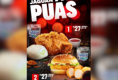Akhir Bulan Pakai Promo KFC Jagoan Puas! Dapat 1 Ayam, 1 Nasi, 1 Air Mineral Hanya Bayar Rp 27.273