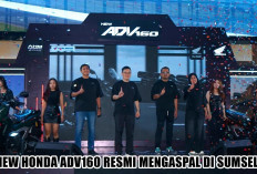 New Honda ADV160 Resmi Mengaspal di Sumsel, SUV Skutik Premium Tampil Makin Gagah, Langsung Diburu Wong Kito