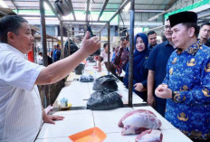 Menjelang Ramadan, Pj Gubernur Agus Fatoni Cek Harga Sembako 2 Pasar di Palembang