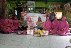 Tak Lupakan Jasa Purnawirawan, Ini yang Dilakukan Polsek Tanjung Batu di HUT Bhayangkara ke-79