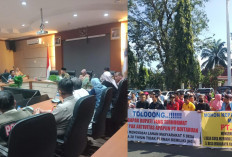 Waduh, Ratusan Warga 9 Desa Lakukan Aksi Damai Depan Pemkab Lahat, Ini Tuntutannya