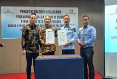 Kejari Lakukan Penandatanganan MoU Bersama Perumda Pasar Palembang Jaya