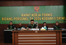 Wujudkan Prajurit Adaptif, Aspers Kasdam II Sriwijaya Pimpin Rakernis Personel 2026