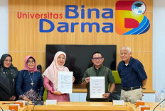 Implementasi Tridharma, Magister Ilmu Komunikasi UBD dan Palembang Ekspres Resmi Jalin Kerja Sama Strategis