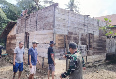 Dinding Rumah Masih Kayu Papan, Masuk Radar Sasaran Fisik TMMD 128 Kodim 0405 Lahat