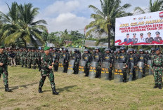 Apel Gelar Pasukan Pengamanan Pilkada Serentak, Dandim Tegaskan Satu Hal ini Ke Personel Gabungan