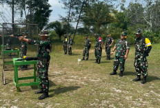 Beginilah Penyambutan Yonif 147 Ksatria Garuda Jaya Terhadap Tim Wasrik Itdam II Sriwijaya