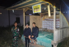 Babinsa 405-10 Pagaralam Patroli Satkamling di Kelurahan Tumbak Ulas Pagaralam Selatan 