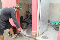 RTH Desa Cukil Makin Nyaman! Satgas TMMD dan Warga Kompak Bangun 5 Unit WC Umum