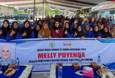 Reses di OKI, Mely Poyenda Janjikan Upaya Pengecoran Jalan Desa Lubuk Makmur