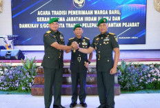 Pangdam II/Swj Sambut Brigjen TNI Tri Wahyu Muttaqien Sebagai Irdam