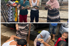 SUMBRINGAH! Pemdes Lubuk Lungkang Lahat Bagikan Ikan Ketahanan Pangan Bagi 162 KK