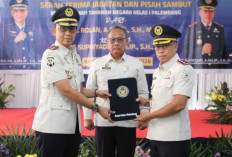 Estafet Kepemimpinan, Aris Supriyadi Dijabat Sebagai Kepala Rutan Kelas I Palembang yang Baru