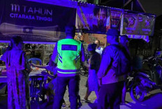 Patroli Malam, Polsek Pemulutan Sebar Himbauan Kapolda Terkait Ini