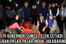 Bakal Ada Libur Panjang, Pj Gubernur Sumsel Elen Setiadi Sidak 2 Pasar di Jakabaring Palembang