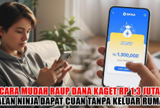 Cara Mudah Raup DANA Kaget Rp 1,3 Juta, Jalan Ninja Dapat Cuan Tanpa Keluar Rumah