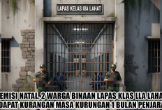 Remisi Natal, 2 Warga Binaan Lapas Klas llA Lahat Dapat Kurangan Masa Kurungan 1 Bulan Penjara