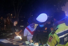 Cegah Balap Liar di Palembang, Satlantas Polrestabes Palembang Tilang Enam Kendaraan