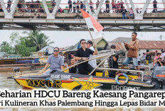 Menyala Abangku! Seharian HDCU Bareng Kaesang Pangarep, dari Kulineran Khas Palembang Hingga Lepas Bidar Mini