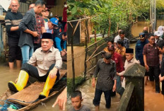 Wakil Bupati Ogan Ilir Tinjau Lokasi Banjir dan Salurkan Bantuan