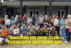 Sisi Lain KKN Universitas Andalas, Mahasiswa Selami Potensi Batik Tulis Padang Sari di Nagari Tebing Tinggi