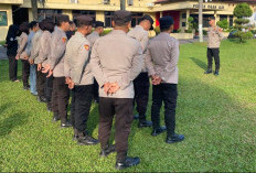 Pimpin Apel Fungsi Personel, Kasikum Polres Ogan Ilir Tekankan Disiplin dan Etika