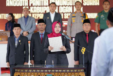 KPU Ogan Ilir Lantik 723 Anggota PPS untuk Pilkada Serentak 2024