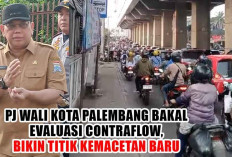 Pj Wali Kota Palembang Bakal Evaluasi Contraflow, Bikin Titik Kemacetan Baru