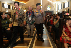 Sapa Jemaat Gereja St. Yoseph, Berikut Pesan Kapolda Sumsel di Perayaan Paskah 2026