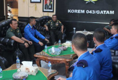 Siswa-siswi SMA Taruna Nusantara Magelang Kunjungi Korem 043/Gatam