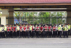 Pengamanan Humanis Polri, Aksi Mahasiswa UIN Raden Fatah Berlangsung Kondusif di Palembang