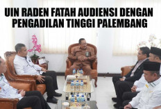 Rektor UIN Raden Fatah Prof Muhammad Adil Temui Ketua Pengadilan Tinggi Palembang, Bahasannya Daging Semua!