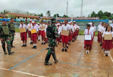 Bangun Karakter Siswa Sejak Dini, Langkah Ini Dilakukan Satgas Yonif 144 Jaya Yudha