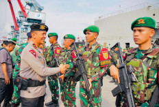 Momen Sinergitas TNI-Polri, Saat 2 Jenderal Bintang Dua Ini Ada Pemberangkatan Satgas Pamtas 
