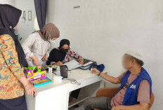 Perhatian Khusus Bagi Lansia dan Penyakit Kronis, Rutan Baturaja Gelar Pemantauan Kesehatan Rutin