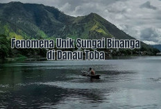 3 Fenomena Unik Sungai Binanga di Danau Toba, Warna Air Tidak Menyatu Bak Bumi dan Langit!