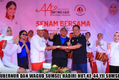 Senam Jantung Sehat Warnai HUT Ke-44 YJI Sumsel, Gubernur Herman Deru: Ini Kontribusi Penting untuk Masyarakat