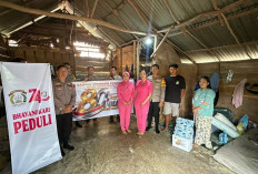 Implementasi Polri Presisi, Jajaran Polda Sumsel Bantu Anak Penderita Hidrosefalus di Muba