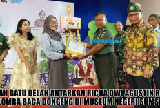 Kisah Batu Belah Antarkan Richa Dwi Agustin Raih Juara 1 Lomba Baca Dongeng di Museum Negeri Sumsel