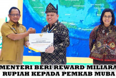 Momen Bersejarah! 2 Menteri Beri Reward Miliaran Rupiah kepada Pemkab Muba