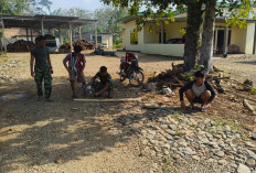 Satgas TMMD Kodim Lahat Siapkan Material Ini Demi Konstruksi Bangunan MCK Kokoh