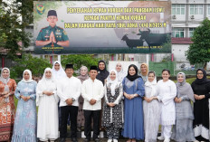 Persit KCK Ranting 2 Bintaljarahdam Cabang III PD II Sriwijaya Hadir di Halaman Masjid Ariadh, Giat Apa?