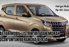 Mobil Listrik Irit dan Gesit Cocok Untuk Berangkat Kerja, Harga Mulai Rp 60 Juta Saja