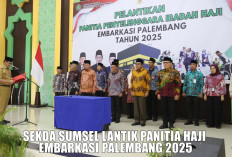 Wakili Gubernur Lantik Panitia Haji Embarkasi Palembang 2025, Edward Candra Beberkan Komitmen Pemprov Sumsel